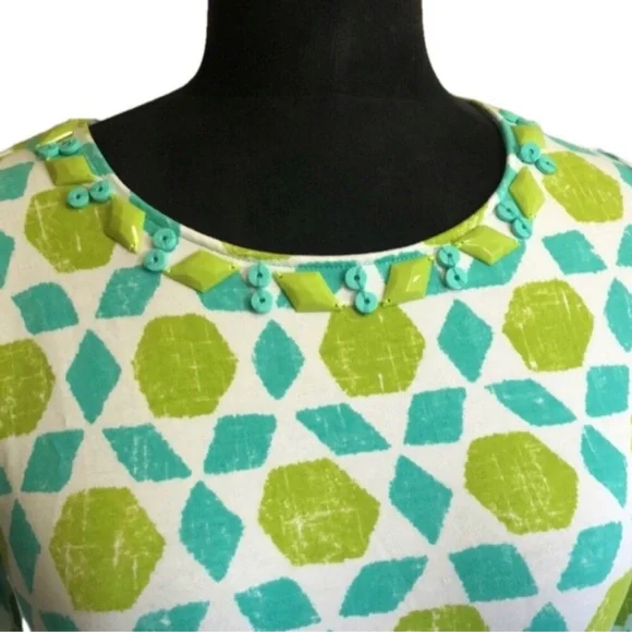 Ruby Rd. Geometric Pattern Top - Picture 3 of 6